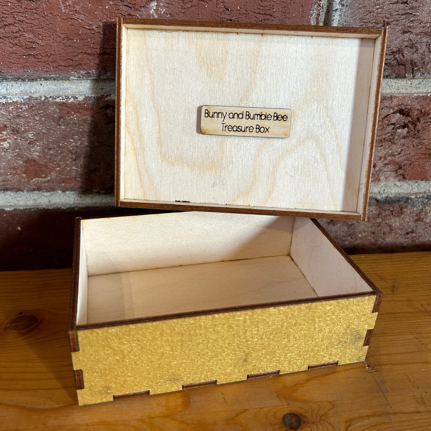 Bunny and Bumble Bee Treasure Box