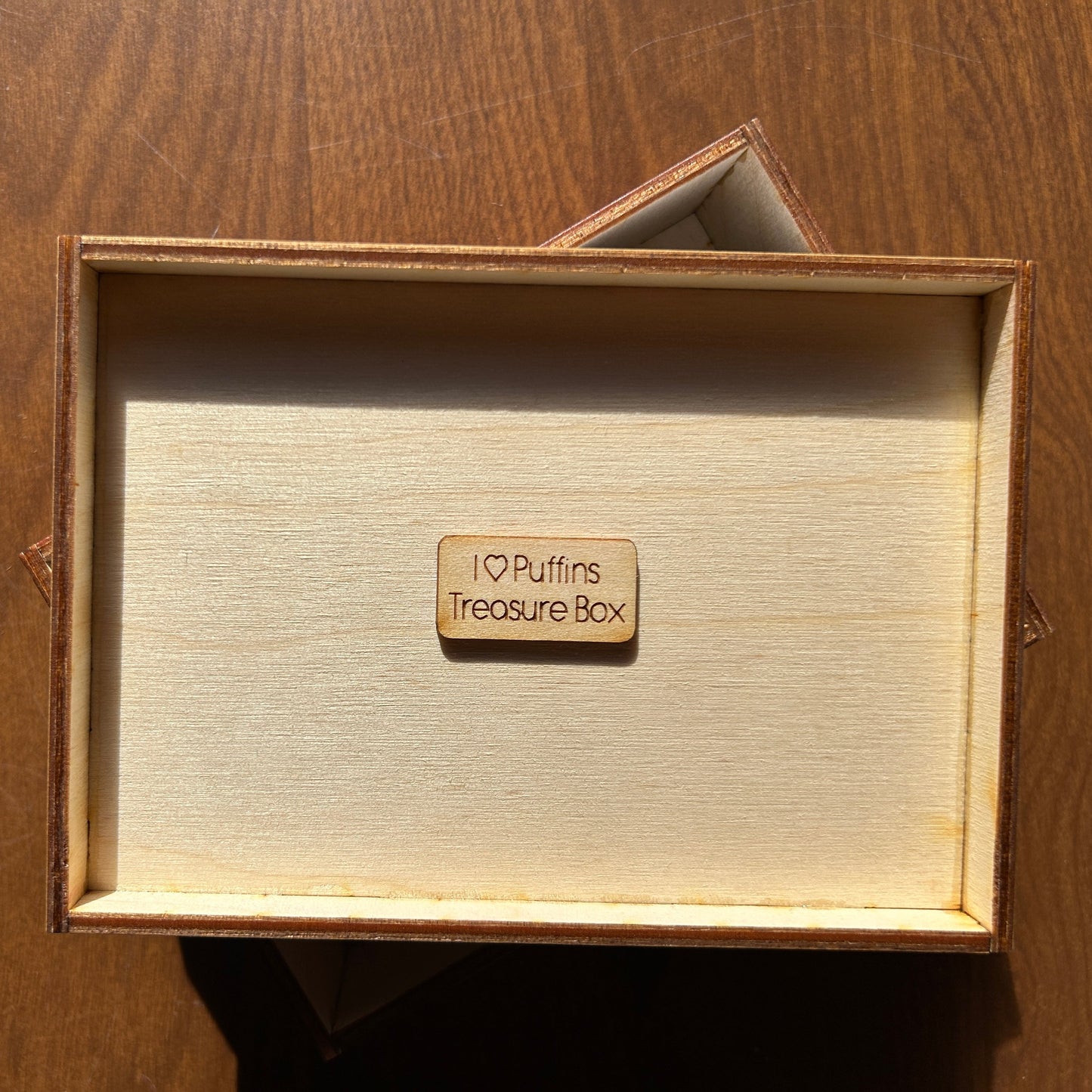 I love Puffins Treasure Box