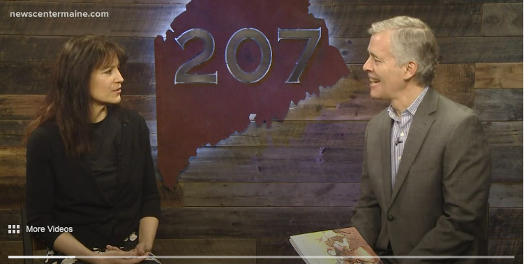 Tonya Shevenell and Rob Caldwell on Newscenter Maine's 207 program