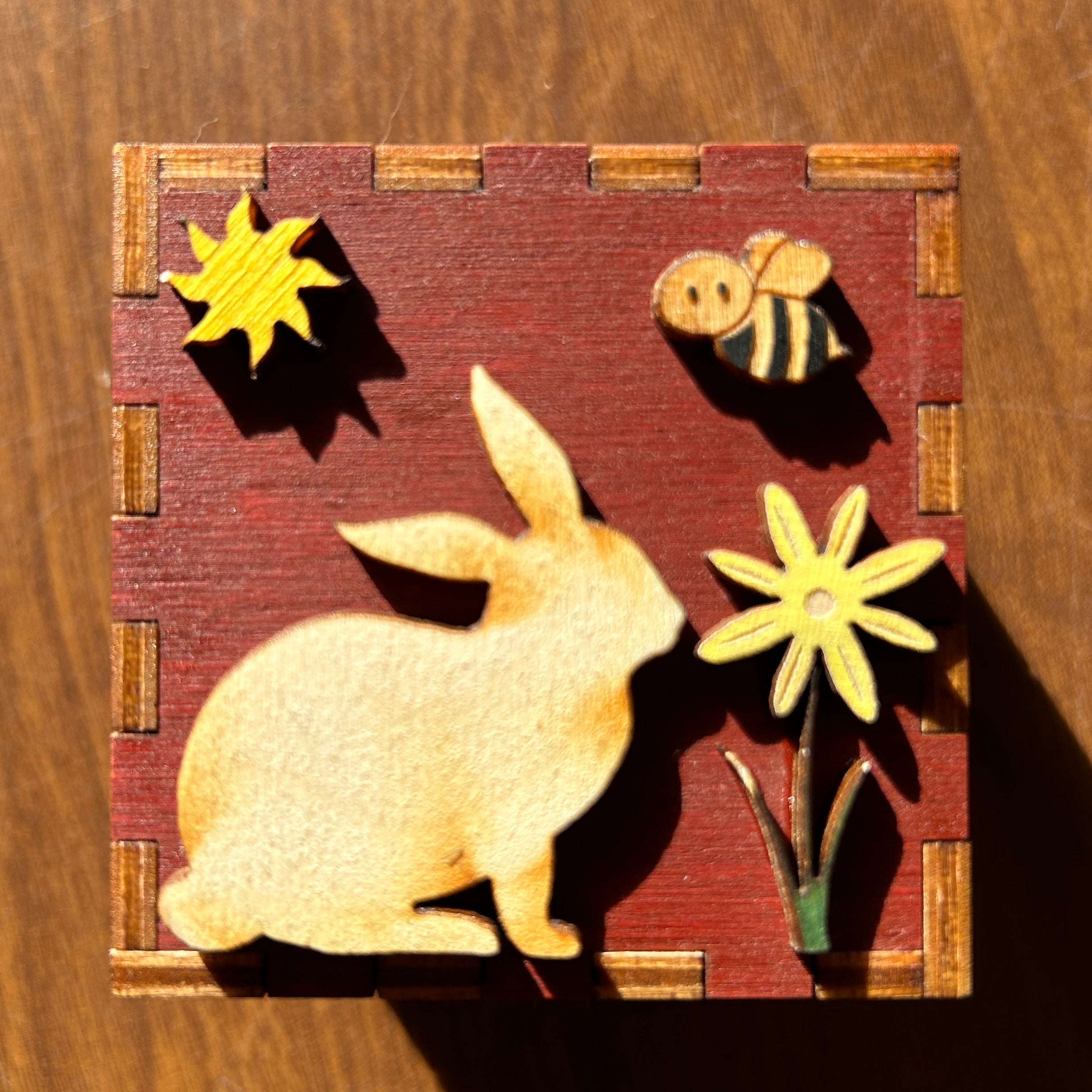 Golden Hour Bunny And Bumble Bee Tiny Treasure Box – Malibu Maine