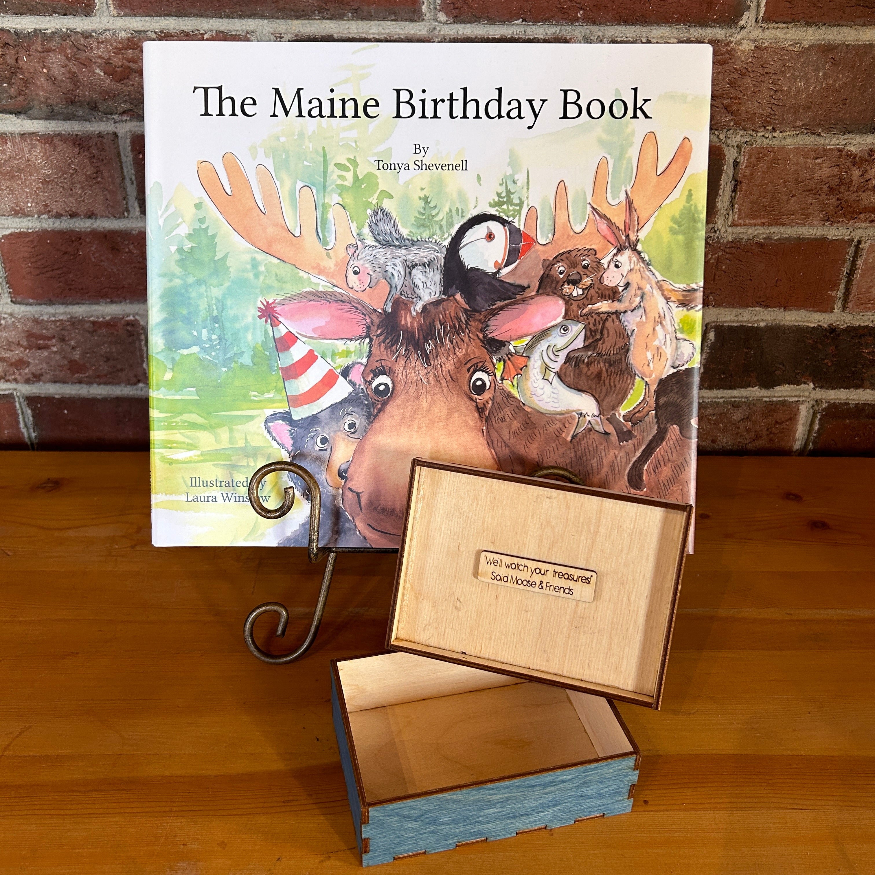 The Maine Birthday Book And A Treasure Box Bundle - Moose & Friends ...