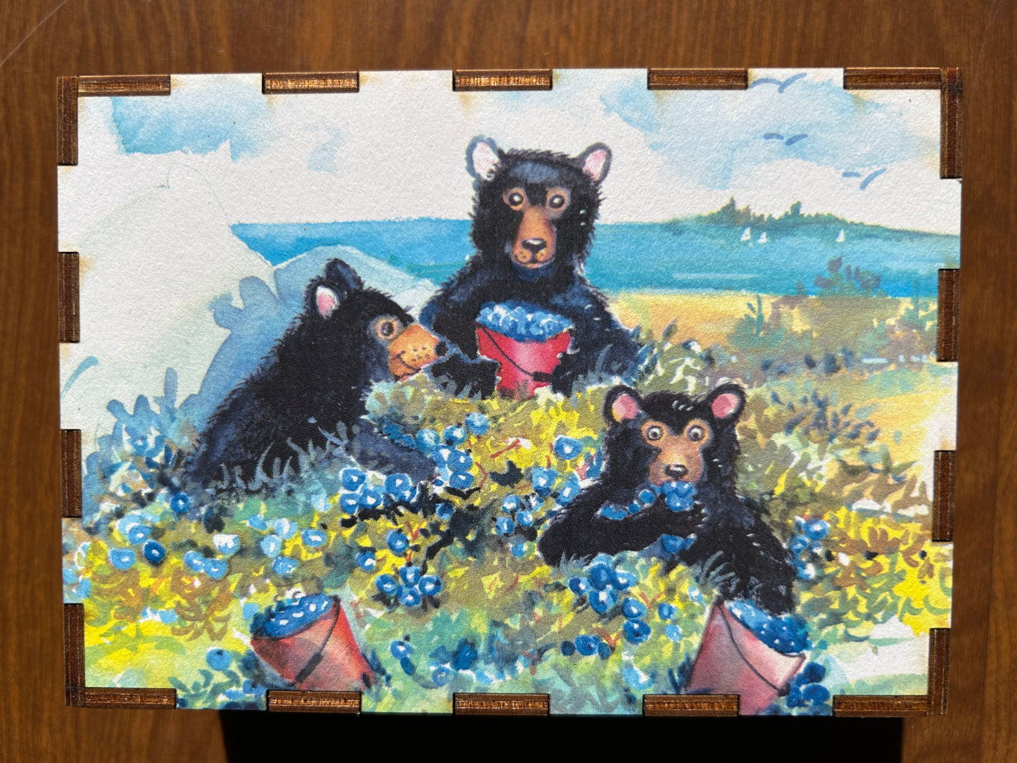Bears in the Blueberries Treasure Box