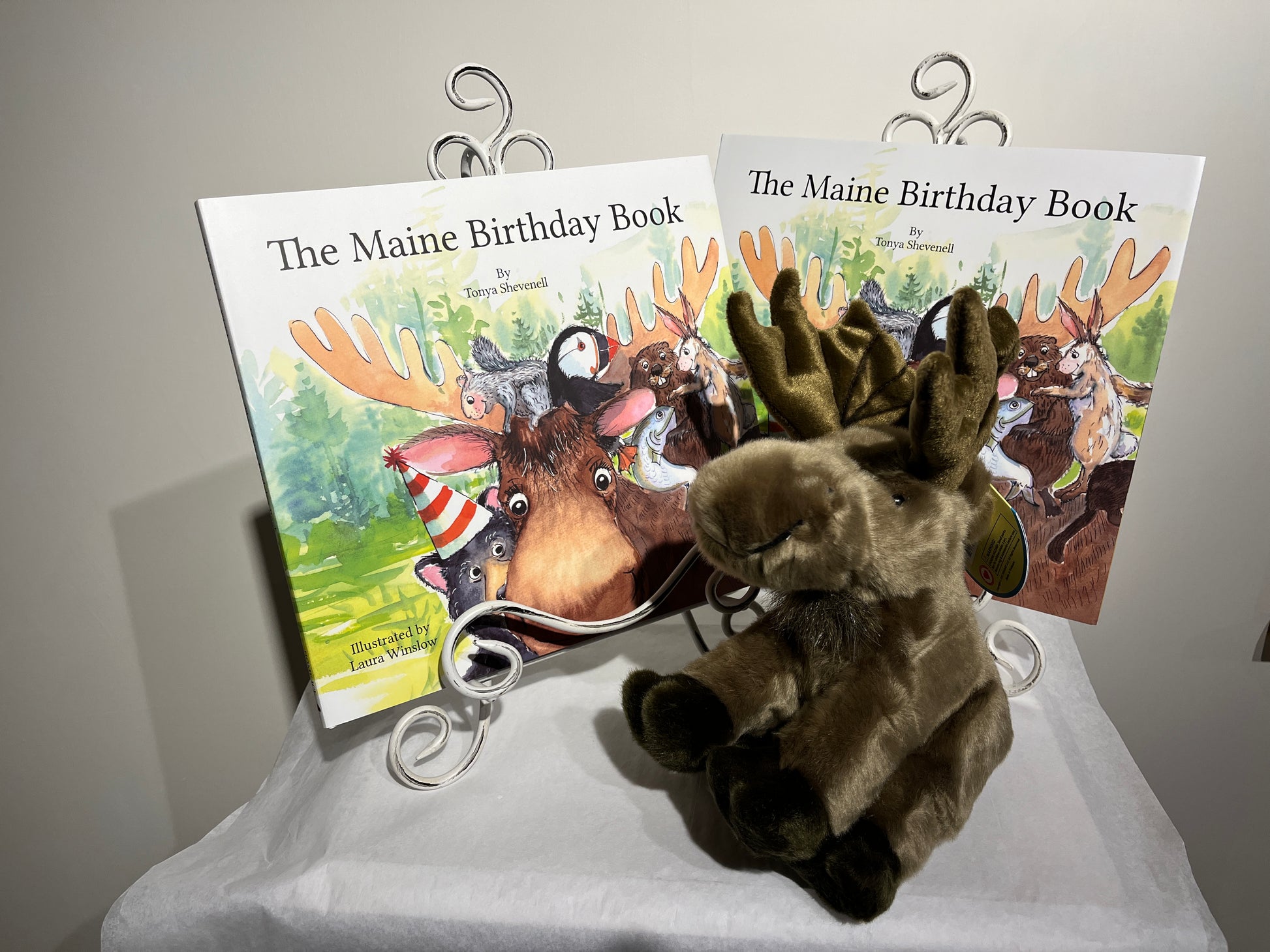 Two Maine Birthday Books and One Moose