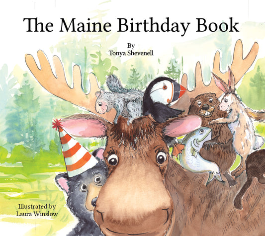 A signed, numbered book from the FIRST PRINTING of The Maine Birthday Book