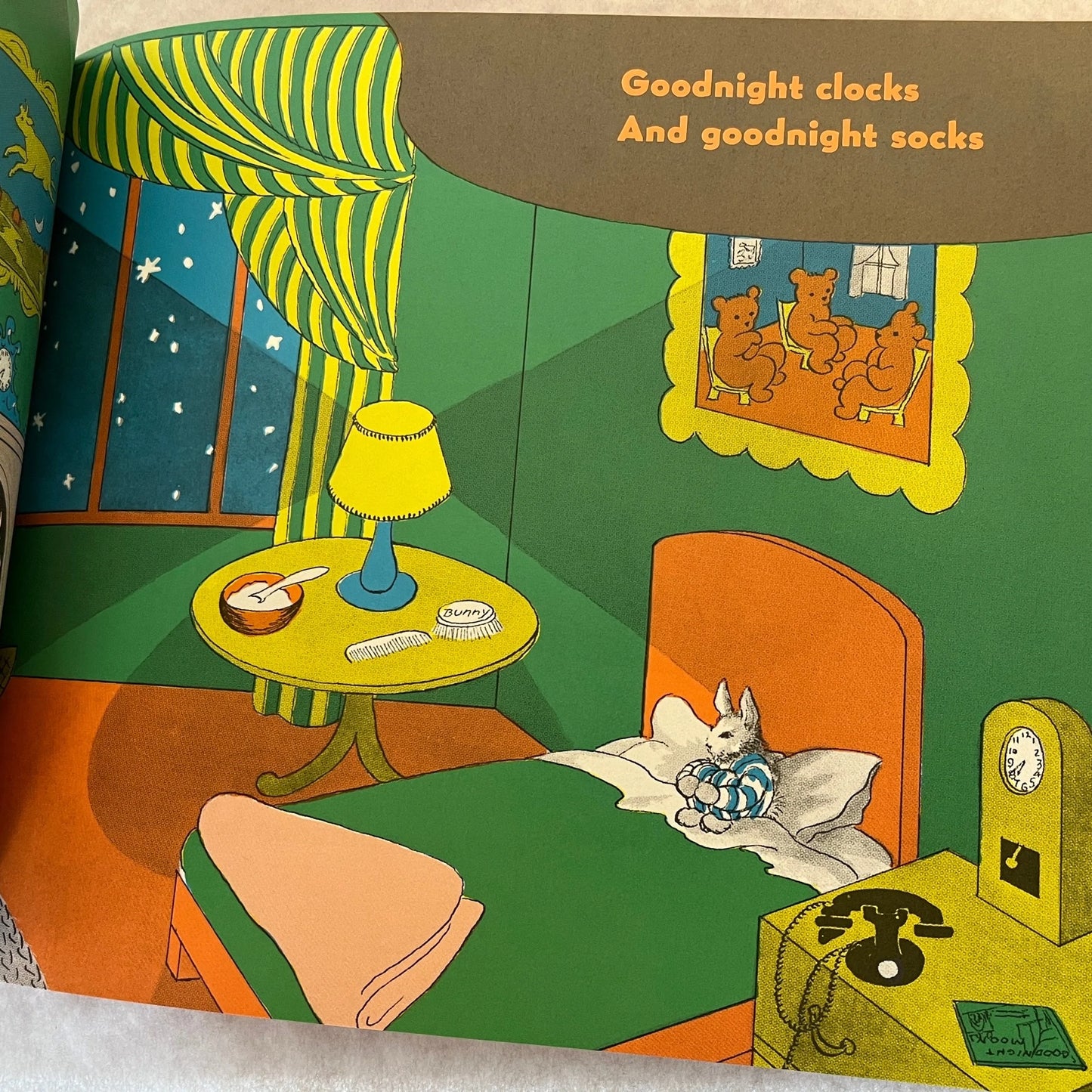 Book & Bunny: Goodnight Moon softcover book plus soft plush white rabbit